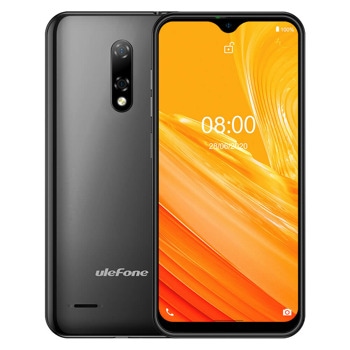 Смартфон Ulefone Note 8 (черен), поддържа 2 SIM карти, 5.5" (13.97 cm) LCD дисплей, четириядрен Mediatek MT6580 1.3GHz, 2GB RAM, 16GB Flash памет(+microSD слот), 5.0 + 2.0 & 2.0 Mpix камери, Android, 153g | JAR Computers Ulefone Note 8 2/16GB Black 6937748733775