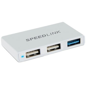 USB Хъб Speedlink 3-Port USB 2.0/USB 3.0 SL-140200