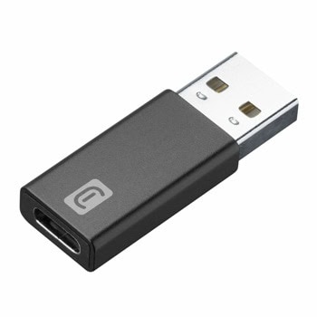 Адаптер Cellularline USBC2ACARADAPTERK, от USB-A(м) към USB-C(ж), черен | JAR Computers Cellularline Car USB USBC2ACARADAPTERK