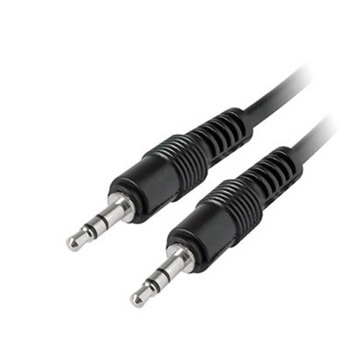 Кабел MediaRange MRCS140, от AUX(м) към AUX(м), 1m, черен | JAR Computers MEDIARANGE MRCS140