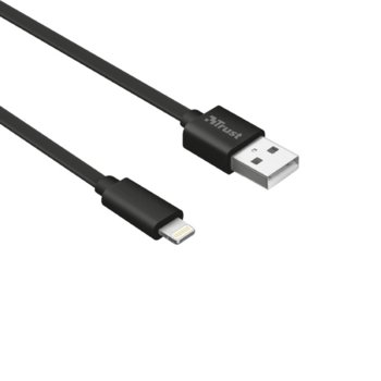 TRUST USB A(м) към Lighting(м) 1m 22166