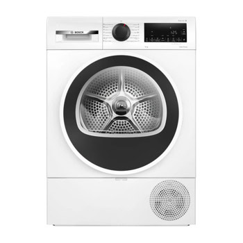 Сушилня Bosch WQG24101BY, 9 кг. капацитет, свободностояща, 59.8 см ширина, отложен старт, термопомпа, AutoDry, бяла | JAR Computers Bosch WQG24101BY