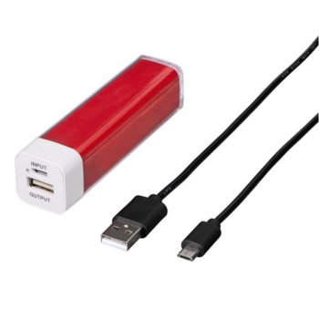 Power bank Hama, 2600mAh, Red