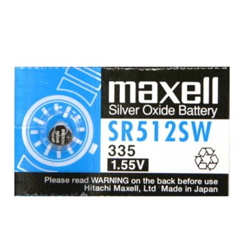 Батерия сребърна Maxell SR, 1.55V, 1 бр. SR512SW
