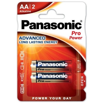 Батерии алкални Panasonic Pro Power LR06/2BP
