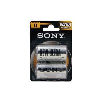 Батерии цинкови Sony SUM1NUB2A, R20, 1.5V, 2бр.