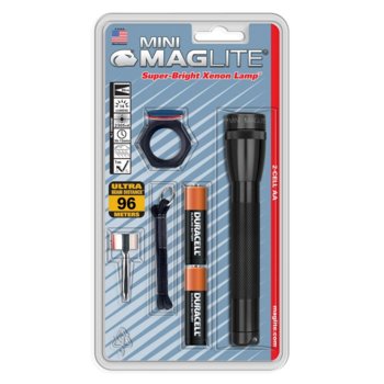 Фенер Mini MAGLITE 2x батерии АА M2A01C