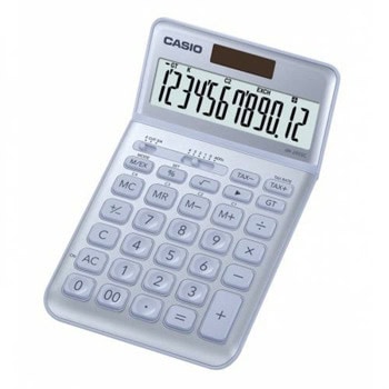 Калкулатор Casio JW-200SC, дисплей до 12 цифри, настолен, изчисляване на %, бутон за бърза корекция, син | JAR Computers Casio JW-200SC Blue