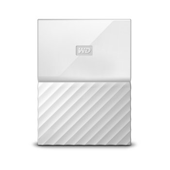 Твърд диск 4TB Western Digital MyPassport, външен, 2.5"(6.35cm), USB 3.0, бял | JAR Computers 4TB Western Digital MyPassport White
