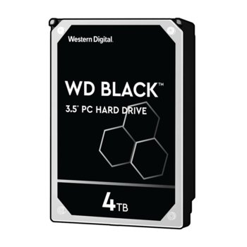 Твърд диск 4TB WD Black Performance, SATA 6Gb/s, 7200 rpm, 256MB кеш, 3.5" (8.89 cm) | JAR Computers Western Digital Black WD4005FZBX