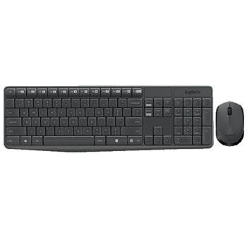 Logitech MK235 Combo Grey US INTL Мостра | JAR Computers Logitech MK235 Combo Grey US INTL Мостра