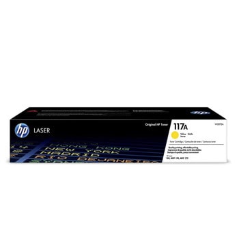 Тонер касета за HP 150a/150nw, MFP 178nw/179fnw, Yellow - W2072A - HP - Заб.: 700 брой копия | JAR Computers HP 117A Yellow Original Laser Toner Cartridge