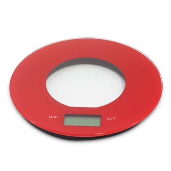 Кухненски кантар Sapir SP 1651 O, дигитален, до 5 кг, точност до 1гр, LCD дисплей, сензор с висока прецизност, функция нулиране/тара, автоматично изключване, индикатор за претоварване, червен image