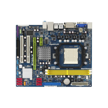 Дънна платка ASRock A780LM, AM2+/AM3, AMD 760G, DDR1066, VGA+PCI-E, DVI (HDCP), SB5.1, Lan1000, SATA RAID 0,1, mATX | JAR Computers ASRock A780LM