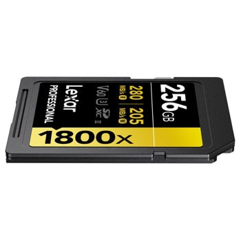 Карта памет 256GB SDXC, Lexar Professional 1800x, UHS-II, U3 V60, скорост на четене до 280MB/s, скорост на запис до 205MB/s | JAR Computers Lexar LSD1800256G-BNNNG