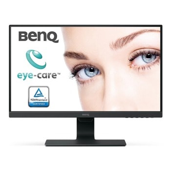 Монитор BenQ GW2480 (9H.LGDLA.CPE), 23.8" (60.45 cm) IPS панел, Full HD, 5ms, 20 000 000:1, 250d/m2, DisplayPort, HDMI, VGA image