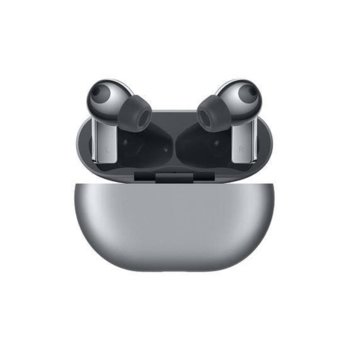 Слушалки Huawei FreeBuds Pro (Silver Frost), безжични, микрофон, Bluetooth, до 7 часа време за слушане, Noise Cancellation, сребристи | JAR Computers Huawei FreeBuds Pro Silver Frost