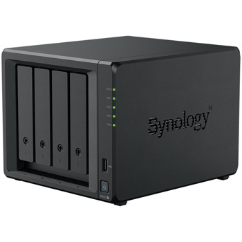 Мрежови диск (NAS) Synology DS423+, четириядрен Gemini Lake Refresh Intel Celeron J4125 2.0/2.7 GHz, без твърд диск (4x 3.5" SATA 6Gb/s), 2GB DDR4, 2x 1GbE, 2x USB 3.2 | JAR Computers Synology DS423+