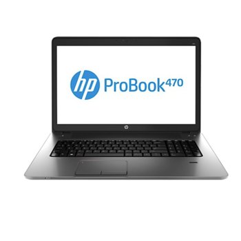 Лаптоп 17.3" (43.94 cm) HP ProBook 470 G2 (K3T37AV) в пакет с чанта за лаптоп, дву-ядрен Intel® Core™ i7 4510U 2.0/3.1 GHz, HD+ Display & AMD Radeon R5 M255 2GB (HDMI), 8GB, 1TB HDD, 2x USB3.0, Windows 7/8.1 Pro, 2.84kg, 3г. гаранция | JAR Computers 17.3 HP ProBook 470 G2 K3T37AV