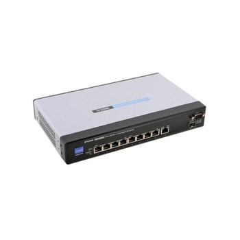 Cisco 8-port 10/100 Switch, +2 Gigabit Ports