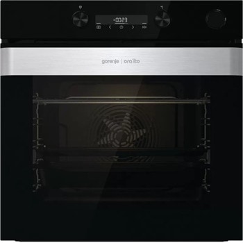 Фурна за вграждане Gorenje BSA6737ORAB, клас А, 77л. обем, AirFry готвене с горещ въздух, HomeMade Plus форма, FrozenBake, GentleBake, черна | JAR Computers Gorenje BSA6737ORAB