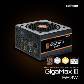 Zalman GigaMax III 650W 80Plus Bronze ZM650-GV3