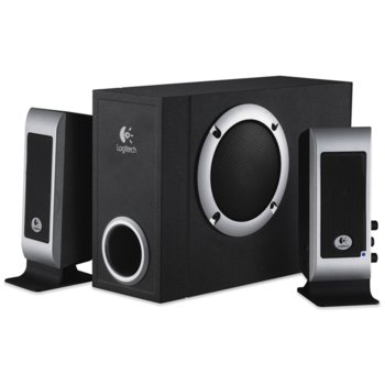 Тонколони Logitech S200, 2.1, 17W, 3.5mm jack, черни | JAR Computers 2+1 Speakers Logitech S200, 17W RMS, OEM