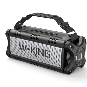Тонколона W-King D8, 2.1, 50W RMS, Bluetooth, 3.5mm жак, USB, Type-C, слот за SD карта, черна, време на работа до 6-8 часа | JAR Computers Тонколона W-King D8 Black