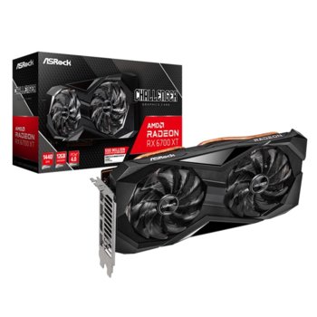 Видео карта AMD Radeon RX 6700 XT, 12GB, RX6700XT CLD, PCI-E 4.0, GDDR6, 192-bit, DisplayPort, HDMI | JAR Computers видео карта Asrock RX6700XT CLD 12G