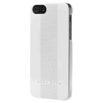 HUGO BOSS Dots Hardcover за iPhone 5/5S (бял)