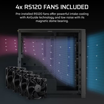 corsair frame 4000x rs black | JAR Computers corsair frame 4000x rs black