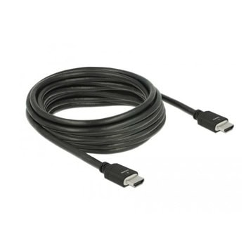 Кабел Delock 85296, от HDMI(м) към HDMI(м), 8K@60Hz, 5m, черен | JAR Computers кабел delock 85296 черен