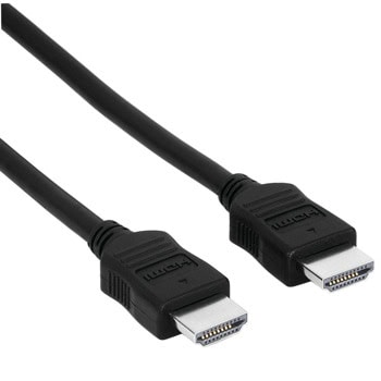 Кабел Hama 205244, от HDMI(м) към HDMI(м), 5m, черен, 10 Gbit/s, 1080p | JAR Computers HAMA HDMI M-M 205244