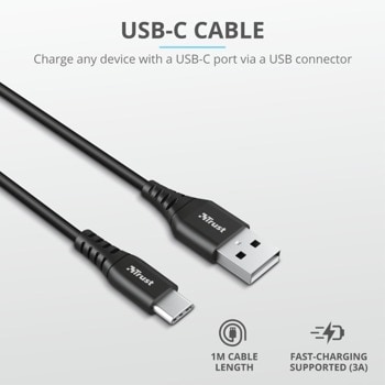 TRUST Ndura 23568 USB to USB-C Cable 1m