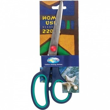 Ножица Centrum, 22 cm, с зелени дръжки | JAR Computers CENTRUM 22 CM ЗЛН.ГУМЕНИ ДРЪЖКИ 36189