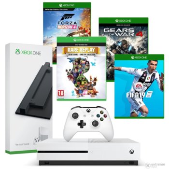 Microsoft Xbox One S 1TB + Forza Horizon 4 + Fifa