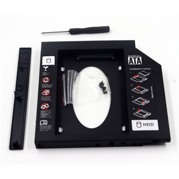 Caddy SATA Aluminum + plastic 9.5/12.7mm 8653452