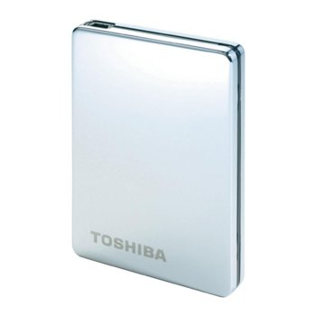 Твърд диск 160GB Toshiba StorE Steel, 1.8" (4.57 cm), външен, сребрист, USB2.0 (+захранване през USB) | JAR Computers 160GB Toshiba StorE Steel