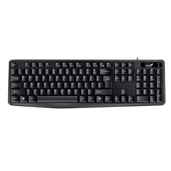 Клавиатура Genius KB-117, кирилизирана, черна, USB | JAR Computers Клавиатура Genius KB-117 черна
