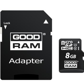 Goodram 8GB M1AA Class 10 UHS-1+SD Adapter