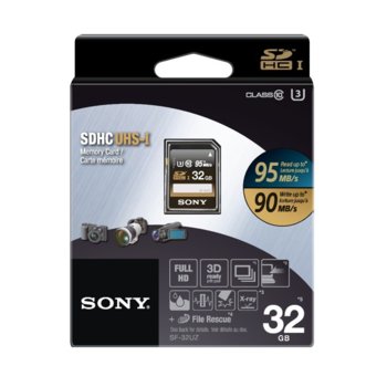 Sony 32GB SD, Ultra High Speed, UHS-1