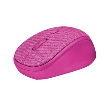 TRUST Yvi Fabric Wireless Mouse - pink 22674