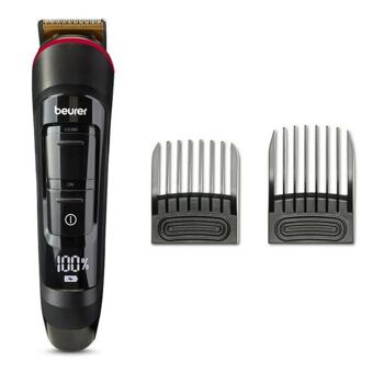 Машинка за подстригване Beurer MN4X, нож от неръждаема стомана с титаниево покритие, LED дисплей, до 90 минути време на работа, черна | JAR Computers Beurer MN4X 102.60