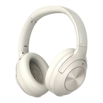 Слушалки A4tech BH220, безжични, Bluetooth, микрофон, до 40 часа време на работа, бежови | JAR Computers Слушалки A4tech BH220 Beige