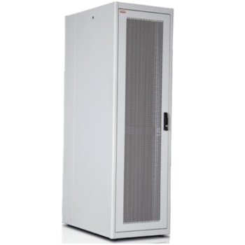 Комуникационен шкаф Lande LN-DS42U6010-BL-251, 19", 42U, 600 x 1000 мм, перфорирана врата, черен | JAR Computers Lande LN-DS42U6010-BL-251
