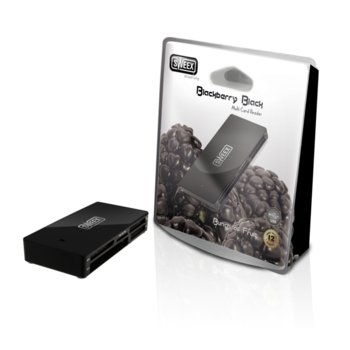 Card Reader, USB, Sweex Blackberry Black (CR150) | JAR Computers Card Reader USB Sweex Blackberry Black (CR150)