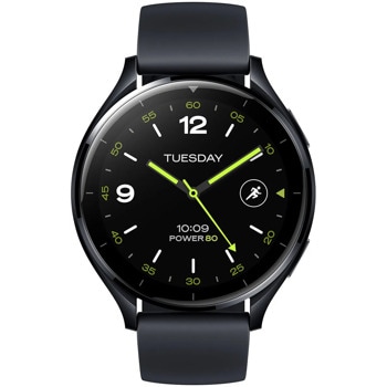 Смарт часовник Xiaomi Watch 2, 1.43" (3.63 cm), AMOLED дисплей, Bluetooth, Wi-Fi, 5АТМ водоустойчив, до 65 часа време на работа, черен | JAR Computers Xiaomi Watch 2 Black BHR8035GL