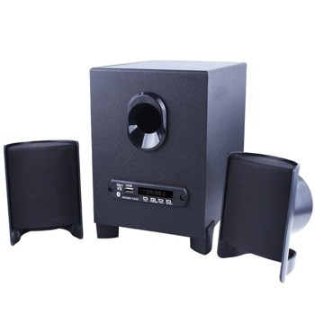 Тонколони Kisonli TM-6000U, 2.1, 11W, AUX, Bluetooth 5.0, USB, SD Card, черни, USB захранване, дистанционно | JAR Computers Kisonli TM-6000U 22150