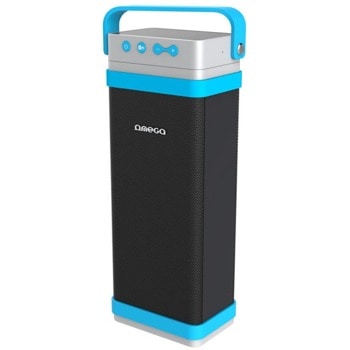 Тонколона Omega OG-095, 2.1, 22W, Bluetooth, microSD, microUSB, синя/черна | JAR Computers Omega OG-095