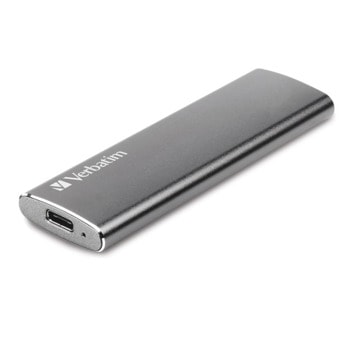 Памет SSD 240GB Verbatim Vx500, USB 3.1 Gen 2, скорост на четене 500MB/s, скорост на запис 430MB/s | JAR Computers Verbatim Vx500 External SSD USB 3 1 240GB